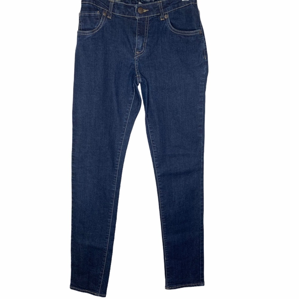 Levis 711 Dark Wash Jeans Youth Size 16 Skinny Fit Adjustable Comfort Waist - Picture 2 of 11